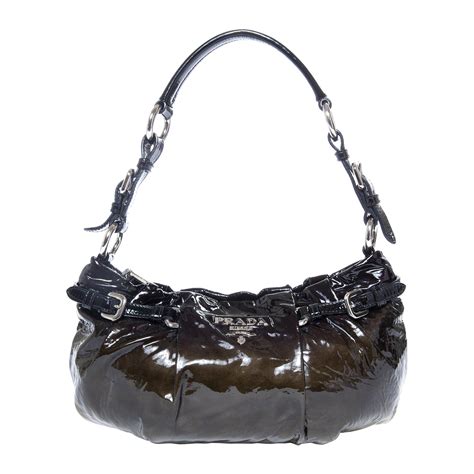 prada ombre patent leather baguette|prada handbags sale.